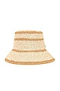 view 3 of 4 Sal Hat in Natural Striped