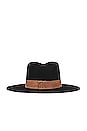 view 3 of 3 ШЛЯПА MILLER in Black & Brown
