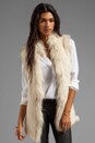 view 1 of 4 Rabbit Fur Vest in Ivory