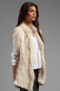 view 2 of 4 Rabbit Fur Vest in Ivory