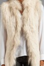 view 4 of 4 Rabbit Fur Vest in Ivory