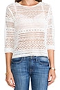 view 4 of 5 Cotton Lace Top in White
