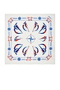 view 3 of 4 The Sailboat Bandana in White