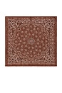 view 2 of 2 The Silk Bandana in Chocolate
