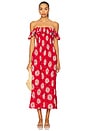 view 2 of 4 Havana Dress in True Red Dancing Floral
