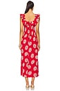 view 4 of 4 Havana Dress in True Red Dancing Floral