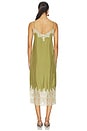view 3 of 3 VESTIDO THE LEGACY in Light Olive & Cream