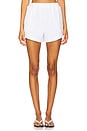 view 1 of 6 Microterry Swing Short in True White