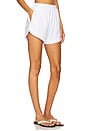 view 2 of 6 Microterry Swing Short in True White