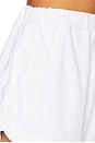 view 6 of 6 Microterry Swing Short in True White