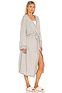 view 3 of 4 The Sweatshirt Robe in Heather Grey