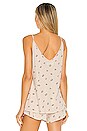 view 3 of 4 The Sleep Cami Tank in Cement Antique Floral