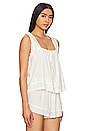 view 2 of 4 The Eyelet Tank in True White