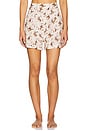 view 1 of 5 The Square Pajama Short in Cream Cowboy