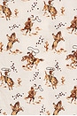 view 5 of 5 The Short Sleeve Pajama Shirt in Cream Cowboy