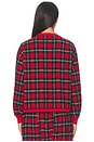 view 3 of 4 The Plush Fleece Henley Sleep Sweatshirt in Cedarwoods Plaid