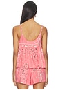 view 4 of 5 The Nighttime Cami in Pink Bandana Patchwork