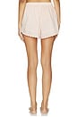 view 5 of 6 The Eyelet Tap Short in Washed Rose
