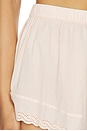 view 7 of 6 The Eyelet Tap Short in Washed Rose