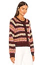view 2 of 4 The Loom Cardigan in Rosehip