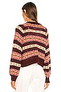 view 3 of 4 The Loom Cardigan in Rosehip