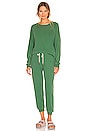 view 4 of 4 The College Sweatshirt in Field Green