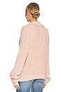 view 3 of 4 PULL SWEAT COZY CABLE in Pale Blush