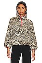 view 2 of 5 PULL COUNTRY SIDE in Leopard With Floral Trim