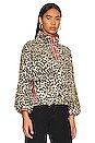 view 3 of 5 PULL COUNTRY SIDE in Leopard With Floral Trim