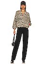 view 5 of 5 PULL COUNTRY SIDE in Leopard With Floral Trim