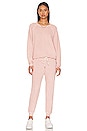 view 4 of 4 the College Sweatshirt in Pale Blush