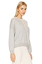 view 2 of 4 SWEAT HENLEY in Light Heather Grey
