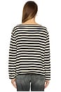 view 3 of 4 The Sailor Sweater in Black Stripe