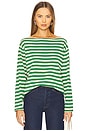 view 1 of 4 The Sailor Sweater in Dill Stripe