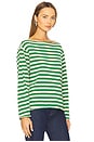 view 2 of 4 The Sailor Sweater in Dill Stripe