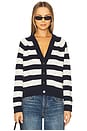view 1 of 4 КАРДИГАН in Navy Range Stripe