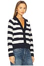 view 2 of 4 КАРДИГАН in Navy Range Stripe
