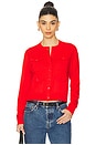 view 1 of 4 The Patch Pocket Cardigan in Tart