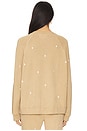 view 3 of 4 The Slouch Sweatshirt With Daisy Embroidery in Khaki