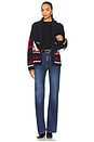 view 4 of 4 Sailboat Lodge Cardigan in Dark Navy