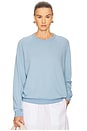 view 1 of 4 College Sweatshirt in Vista Blue