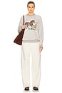 view 4 of 4 College Sweatshirt in Soft Heather Grey
