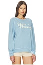 view 2 of 4 The College Sweatshirt in Confection Blue