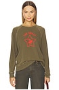 view 1 of 4 The College Sweatshirt With Rodeo Star Graphic in Dark Army