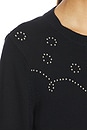 view 5 of 5 The Studded Cardigan in Black