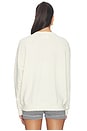 view 3 of 5 The College Sweatshirt With Sailing Boat Applique in Washed White