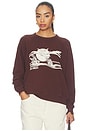 view 1 of 4 The College Sweatshirt With Everglade Graphic in Toasted Walnut