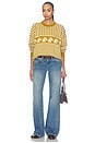 view 5 of 5 The Pony Pullover in Antique Gold