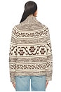 view 4 of 4 GILET THE NORDIC FLOWER LODGE in Marled Chestnut