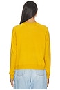 view 4 of 4 The Fleece Rookie Sweatshirt With Growling Panther in Mustard